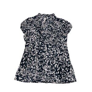 Heart Soul Womens Black & White Patterned Dress XL